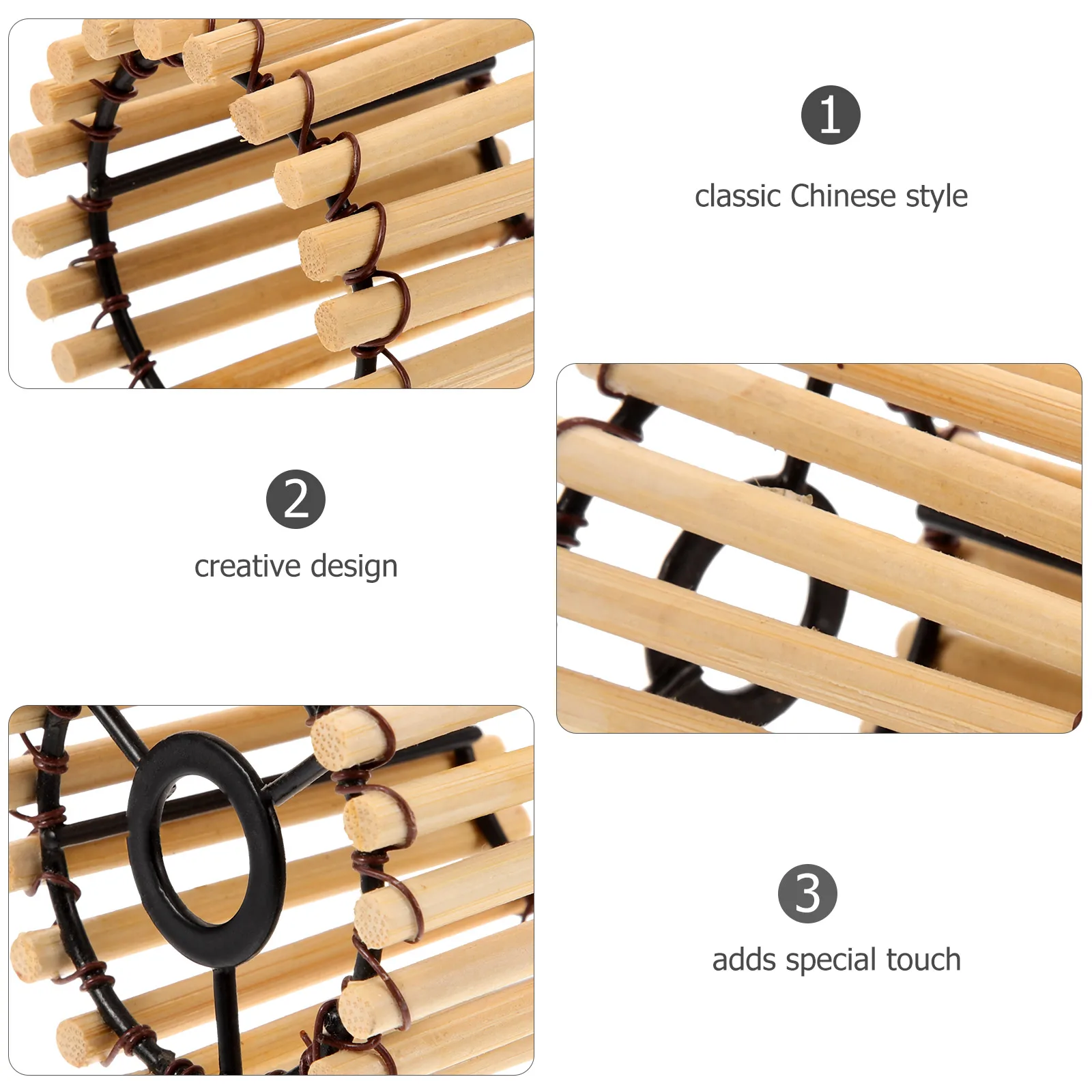 Bamboo Woven Lamp Shade Vintage Style Drum Light Cover Decorative Ceiling Shade Sturdy Bedroom Home Lighting Accessory
Bamboo Woven Lamp Shade Vintage Style Drum Light Cover Decorative Ceiling Shade Sturdy Bedroom Home Lighting Accessory