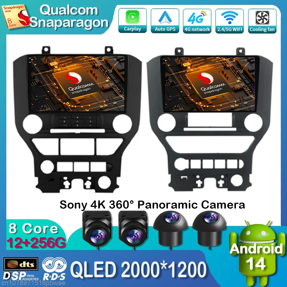 Android 14 Car Radio For Ford Mustang S550 2014 – 2021 Multimedia Video Player GPS Navigation WiFi 4G Auto Carplay 360 Camera BT
Android 14 Car Radio For Ford Mustang S550 2014 – 2021 Multimedia Video Player GPS Navigation WiFi 4G Auto Carplay 360 Camera BT