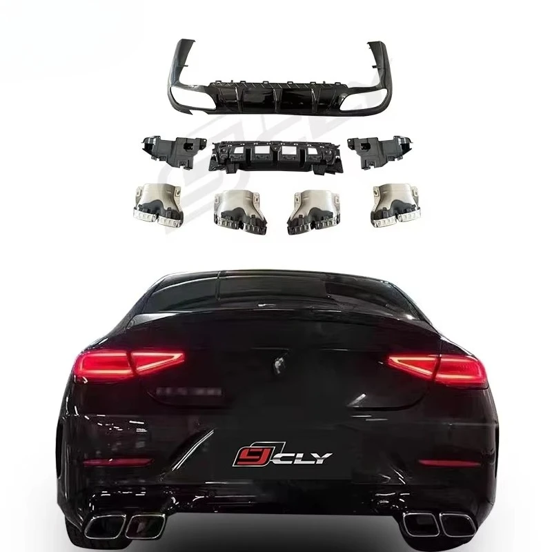 CLY C257 Diffuser for CLS Class Upgrade CLS63 Rear Lip Diffuser with Exhaust 2019-2022
CLY C257 Diffuser for CLS Class Upgrade CLS63 Rear Lip Diffuser with Exhaust 2019-2022