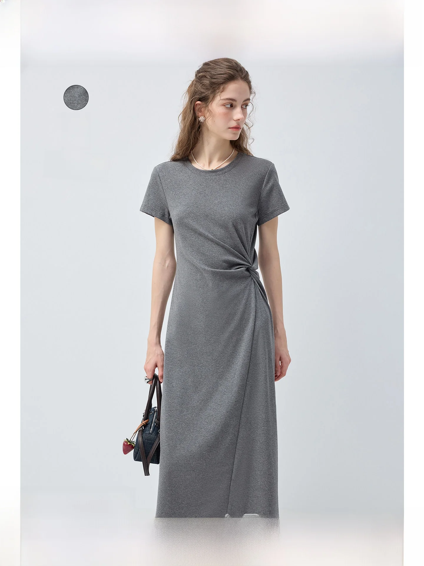 Slimming plus Size Women's Dress Versatile Knot Waist Long Summer Dress for Plump Women Elegant A-Line Skirt Casual Wear
Slimming plus Size Women's Dress Versatile Knot Waist Long Summer Dress for Plump Women Elegant A-Line Skirt Casual Wear