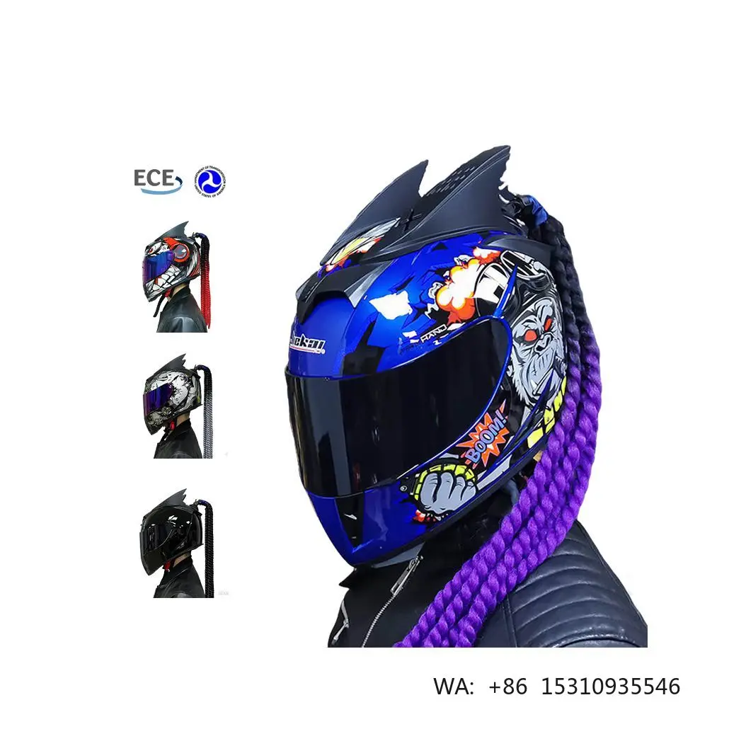 DOT Certified Full Face Motorcycle Helmet Full Face Coverage Dual Visor Adjustable Vents With Detachable Braids
DOT Certified Full Face Motorcycle Helmet Full Face Coverage Dual Visor Adjustable Vents With Detachable Braids
