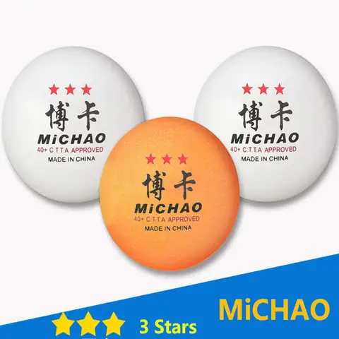 CTTA Boca High Quality Table Tennis 3-star New Material 40+ Professional Ping Pong Balls For Competition And Training
