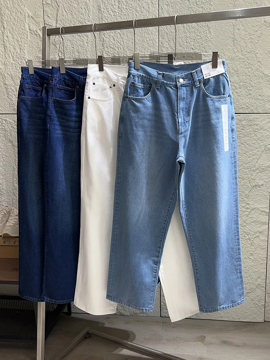 Washed Pure Cotton Straight Leg Men's Casual Jeans Spring Fashion Loose Fit Breathable Comfortable Youthful Style
Washed Pure Cotton Straight Leg Men's Casual Jeans Spring Fashion Loose Fit Breathable Comfortable Youthful Style