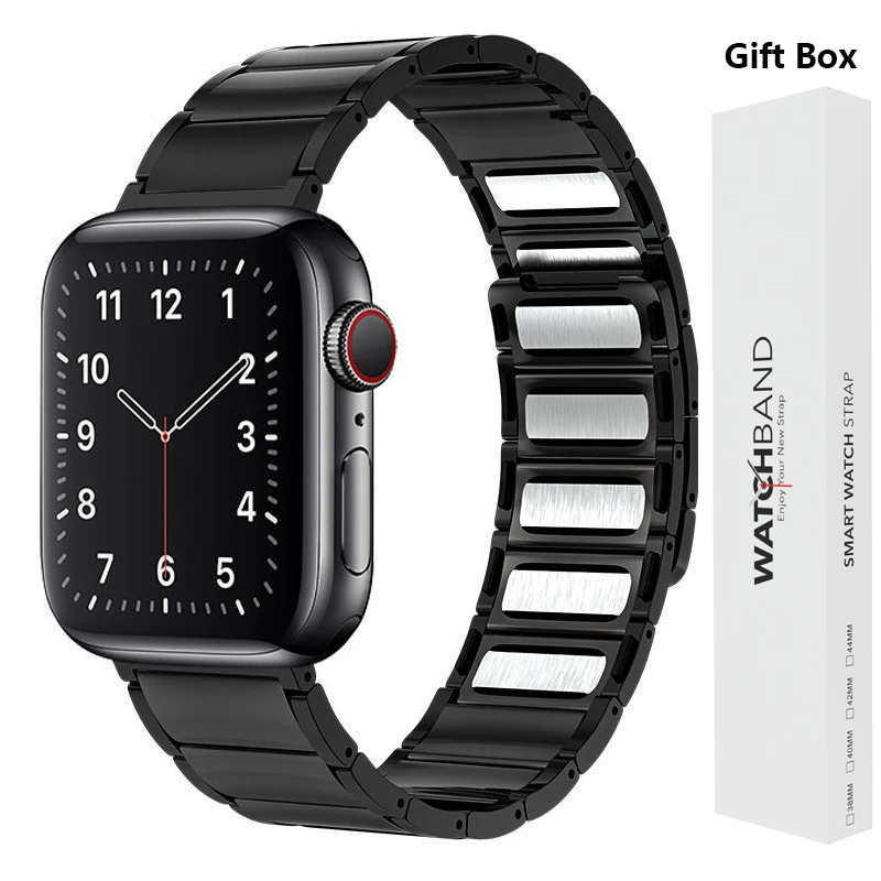 Stainless Steel Strap for Apple watch band 45mm 41mm 44mm 42mm 40mm 38mm Magnetic Loop bracelet belt for iWatch 7 6 5 4 SE band
Stainless Steel Strap for Apple watch band 45mm 41mm 44mm 42mm 40mm 38mm Magnetic Loop bracelet belt for iWatch 7 6 5 4 SE band