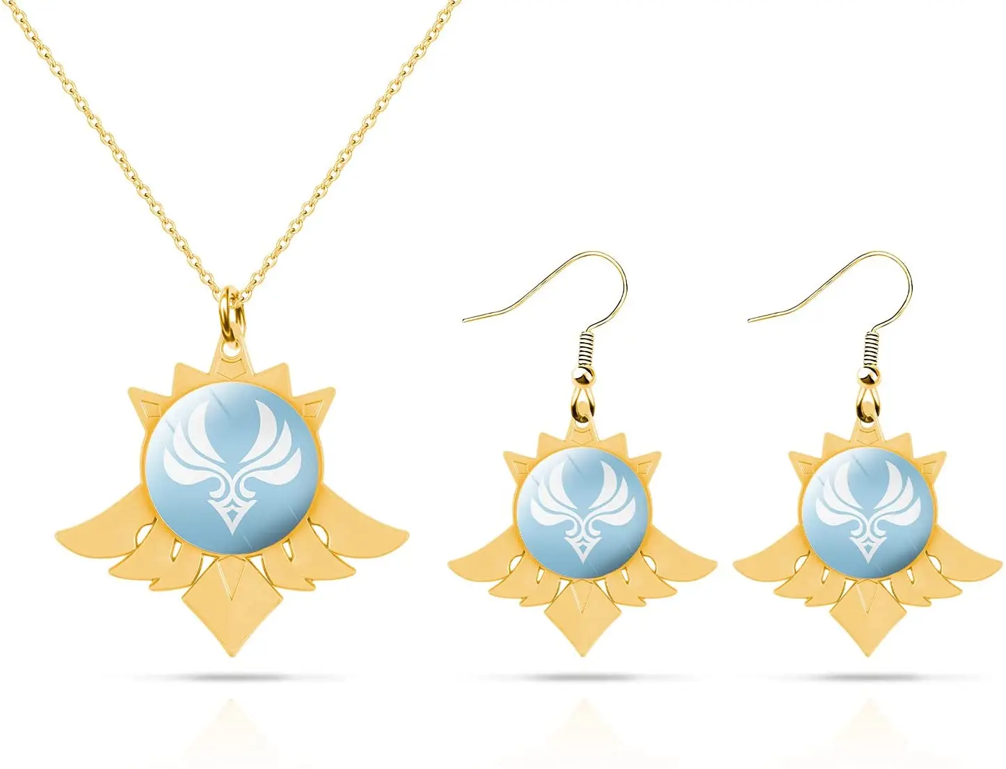Genshin Impact Jewelry Eye of God 7 Elements Luminous Earrings Game Genshin Impact God's Eye Cosplay Necklace
Genshin Impact Jewelry Eye of God 7 Elements Luminous Earrings Game Genshin Impact God's Eye Cosplay Necklace