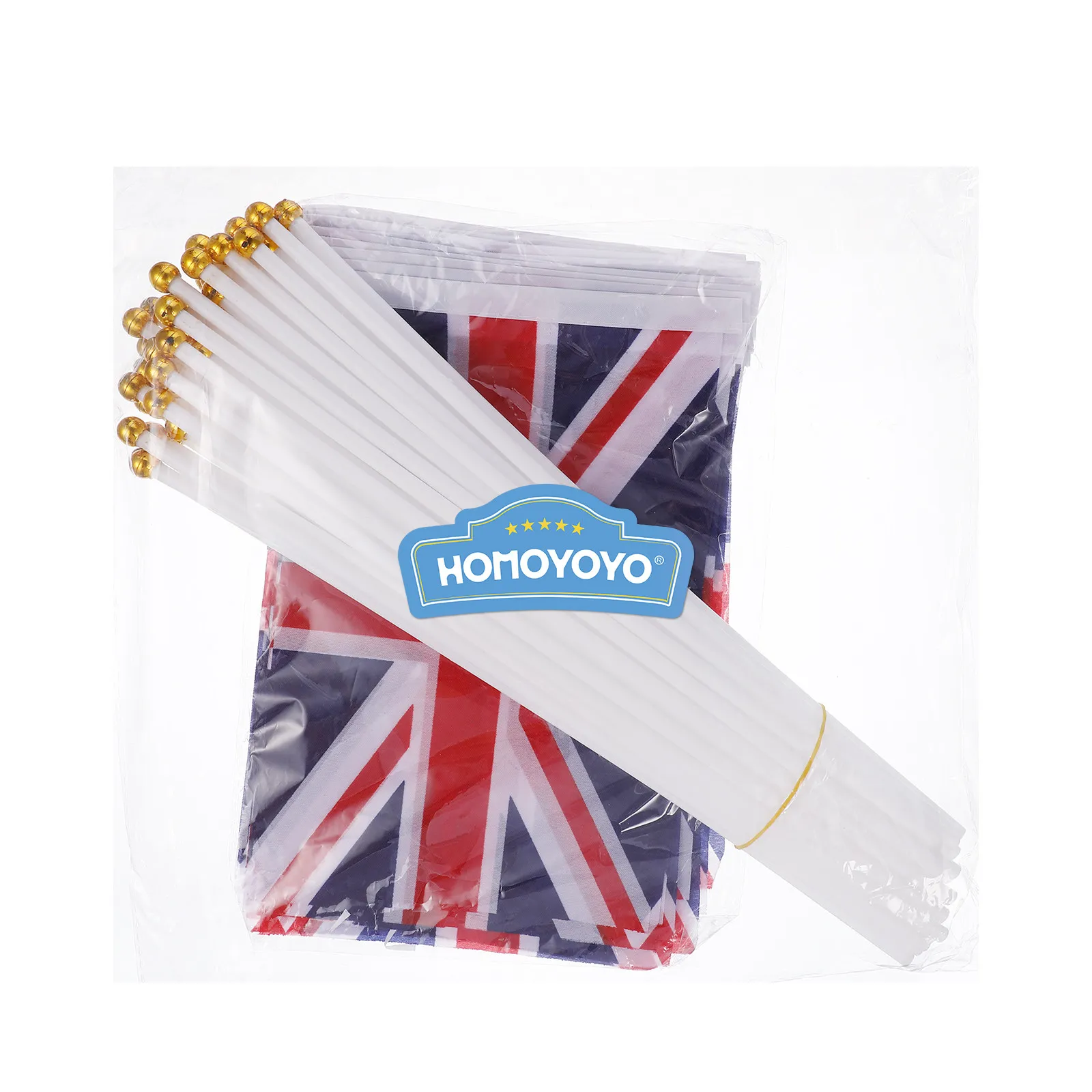 50Pcs Britain Handheld Flag Lightweight Flutter Windproof for Cheering Sports Clubs Uk National Flag Bright Design
50Pcs Britain Handheld Flag Lightweight Flutter Windproof for Cheering Sports Clubs Uk National Flag Bright Design
