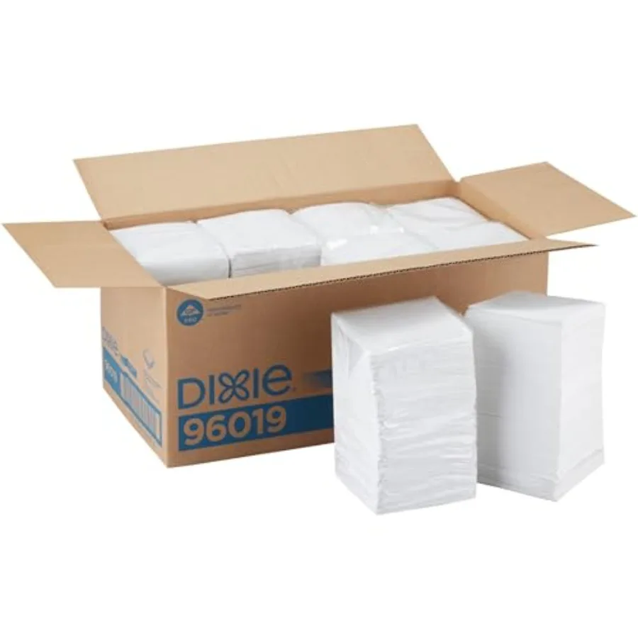 Dixie 1-Ply Beverage Napkin by GP PRO White 1/4 Fold 96019 500 Napkins Per Pack 8 Packs Per Case 4000ct
Dixie 1-Ply Beverage Napkin by GP PRO White 1/4 Fold 96019 500 Napkins Per Pack 8 Packs Per Case 4000ct
