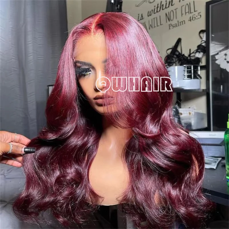 QW Synthetic Hair Burgundy Red Body Wave Soft 13X4 Lace Front Wig For Women Hair Heat Resistant Fiber Cosplay Daily
QW Synthetic Hair Burgundy Red Body Wave Soft 13X4 Lace Front Wig For Women Hair Heat Resistant Fiber Cosplay Daily