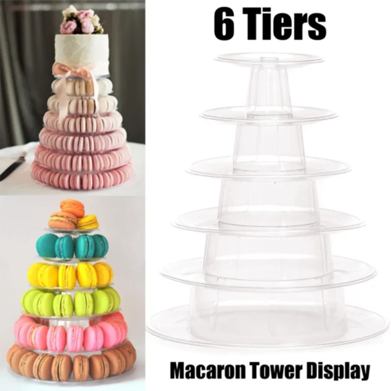6 Tiers Macaron Display Stand Cupcake Tower Rack Cake Stands PVC Tray For Wedding Birthday Cake Decorating Bakeware Cake Tools
6 Tiers Macaron Display Stand Cupcake Tower Rack Cake Stands PVC Tray For Wedding Birthday Cake Decorating Bakeware Cake Tools