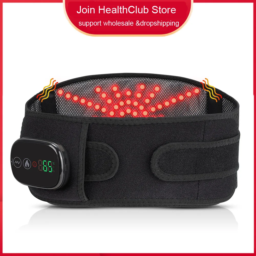 Electric Heated Massage Belt Vibration Waist Massager with Red Light Extend Belt 3 Levels Heating for Relaxation Comfort
Electric Heated Massage Belt Vibration Waist Massager with Red Light Extend Belt 3 Levels Heating for Relaxation Comfort