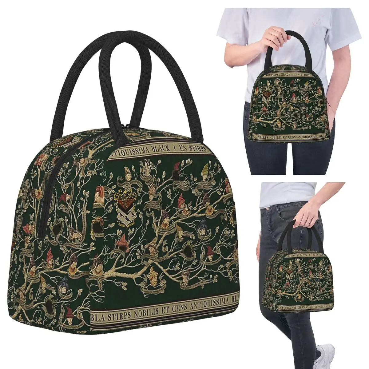 Noble House Of Black Famil Insulated Lunch Bag for Women Office Cooler Thermal Food Box Tote Leakproof Lunch Boxes Container
Noble House Of Black Famil Insulated Lunch Bag for Women Office Cooler Thermal Food Box Tote Leakproof Lunch Boxes Container