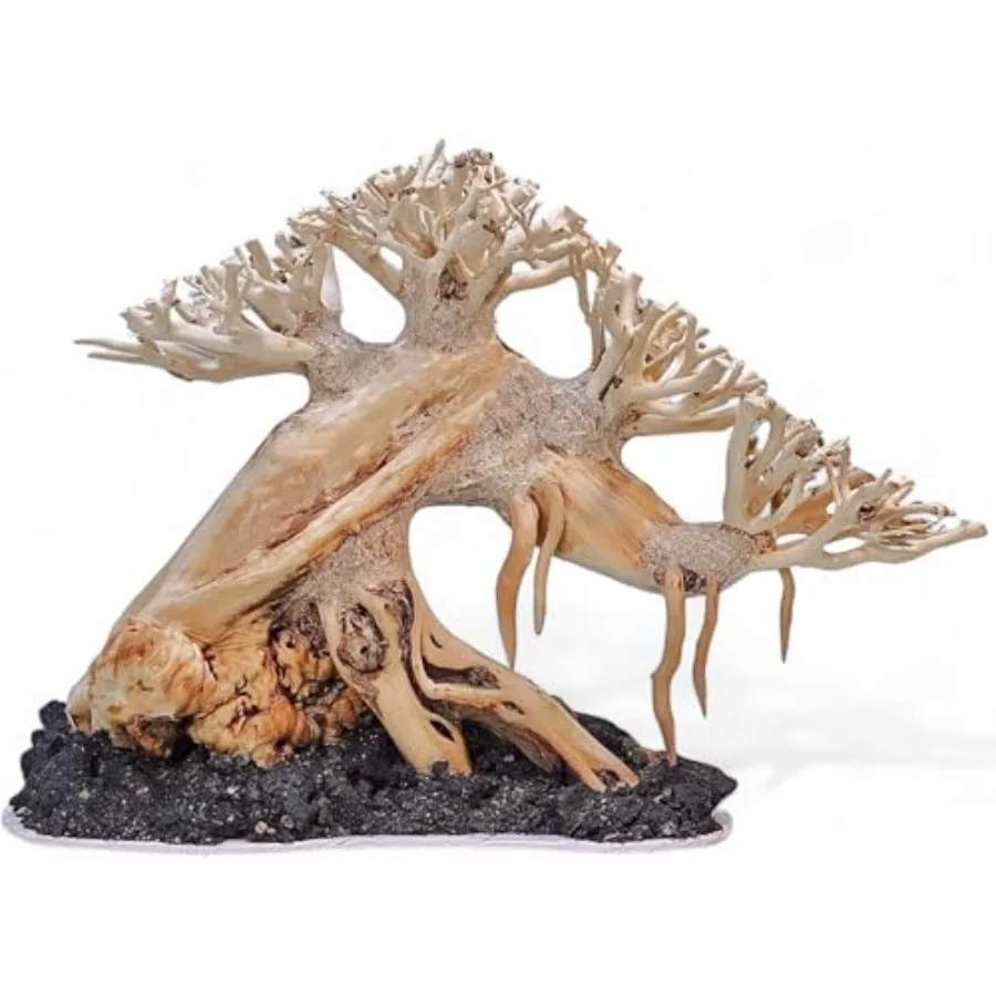Aquascape Bonsai Driftwood Tree 10" Premium Natural Aquarium Decor for Fish Tanks Freshwater Aquariums Hardscape and Planted Ta
Aquascape Bonsai Driftwood Tree 10" Premium Natural Aquarium Decor for Fish Tanks Freshwater Aquariums Hardscape and Planted Ta