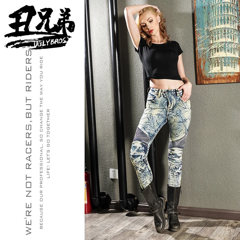 Uglybros Motorcycle Women Moto Jeans Protective Gear Riding Touring Motorbike Trousers Motocross Pantalon Moto Pants
Uglybros Motorcycle Women Moto Jeans Protective Gear Riding Touring Motorbike Trousers Motocross Pantalon Moto Pants