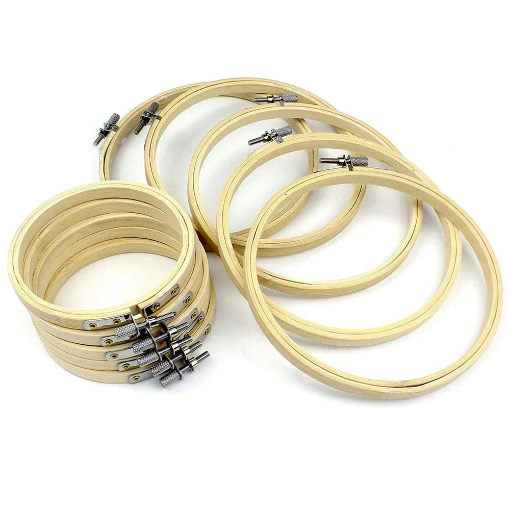 10/20 PCS 6 Inch Bamboo Frame Embroidery Hoop Ring Cross Stitch DIY Sewing Tools
10/20 PCS 6 Inch Bamboo Frame Embroidery Hoop Ring Cross Stitch DIY Sewing Tools