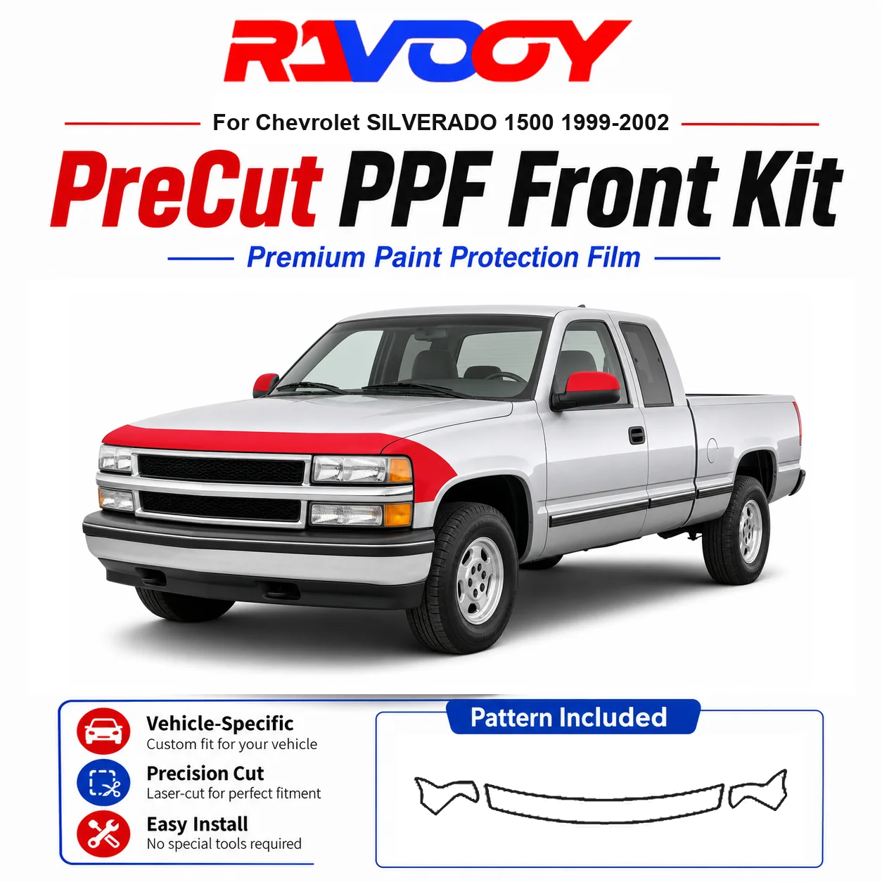 8.5mil TPU Precut PPF Kit For 2025-2026 Acura ADX - Hood, Partial Fenders & Full Mirror Set - Self-Healing Gloss Clear Bra Film
8.5mil TPU Precut PPF Kit For 2025-2026 Acura ADX - Hood, Partial Fenders & Full Mirror Set - Self-Healing Gloss Clear Bra Film