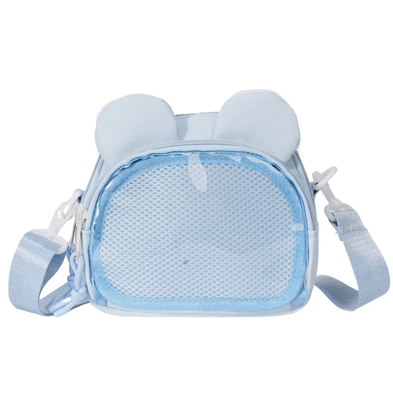 Cute Cartoon Cat Ear Ita Crossbody Bag Nylon Mini Shoulder Bag with Adjustable Strap Lightweight Casual Daypack for Students
Cute Cartoon Cat Ear Ita Crossbody Bag Nylon Mini Shoulder Bag with Adjustable Strap Lightweight Casual Daypack for Students
