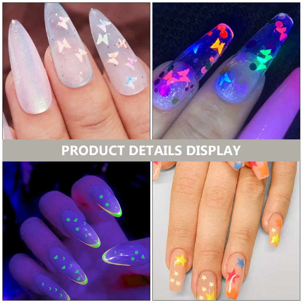 Glitter Nail Stickers Creative Shaped Sequins For Diy Manicure Art Decoration Festival Party Nail Art Supplies
Glitter Nail Stickers Creative Shaped Sequins For Diy Manicure Art Decoration Festival Party Nail Art Supplies