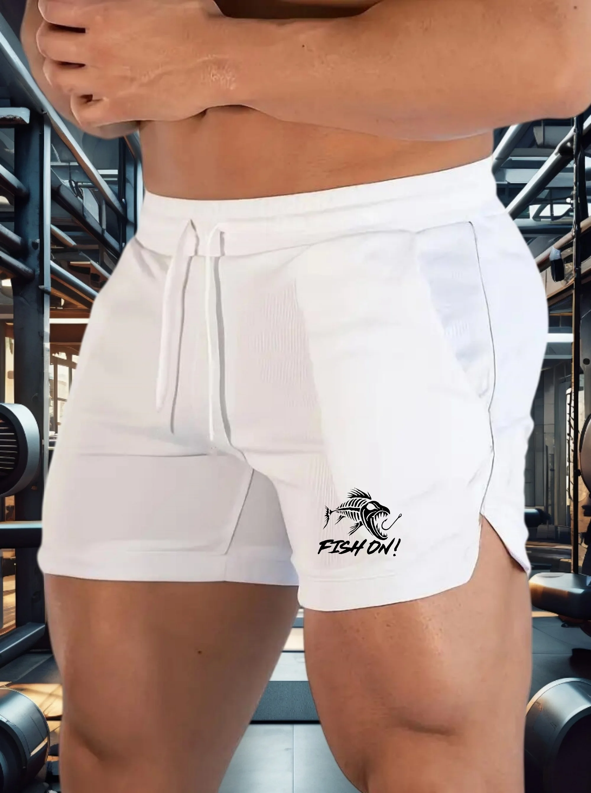 Men's drawstring printed casual shorts, suitable for fitness, running, and beach vacations
Men's drawstring printed casual shorts, suitable for fitness, running, and beach vacations