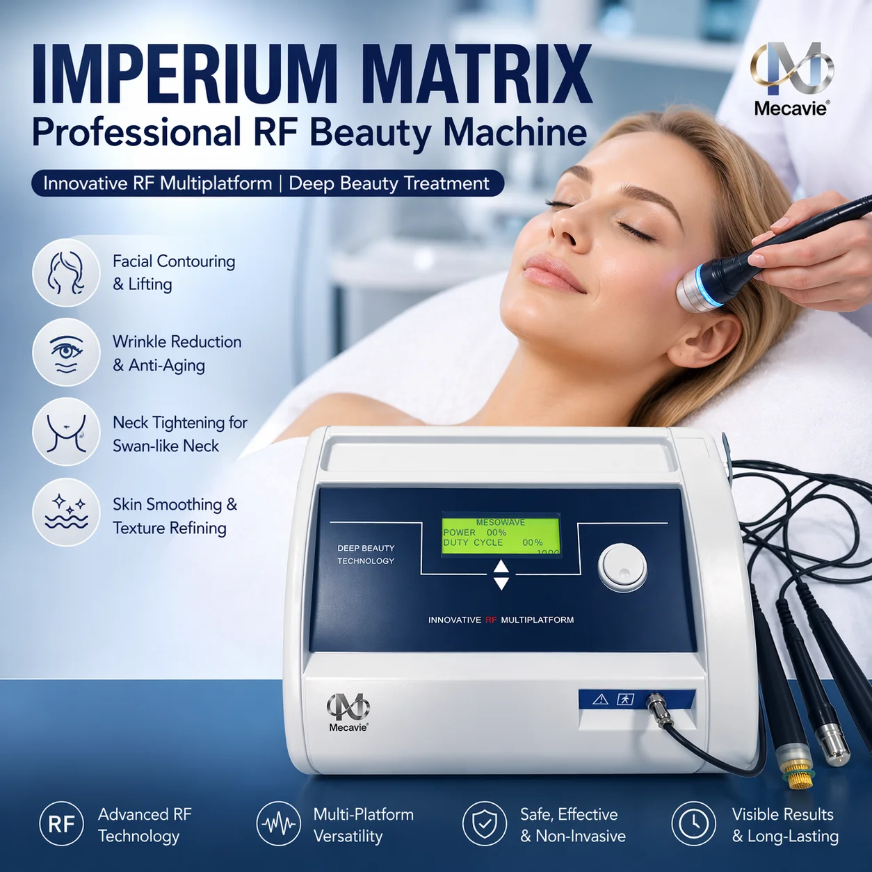 2026 NEW 3 In 1 Multi-functional RF Machine For Face IMPERIUM MATRIX Skin Tightening Wrinkle Removal Facial
2026 NEW 3 In 1 Multi-functional RF Machine For Face IMPERIUM MATRIX Skin Tightening Wrinkle Removal Facial