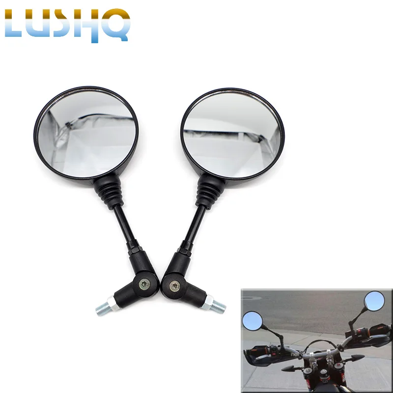 Motorcycle Folding Rearview Mirror 8MM 10MM 360Aadjustment Rotation Rear View Mirror For Scooter Tricycle Dirt Bike Supermotos
Motorcycle Folding Rearview Mirror 8MM 10MM 360Aadjustment Rotation Rear View Mirror For Scooter Tricycle Dirt Bike Supermotos