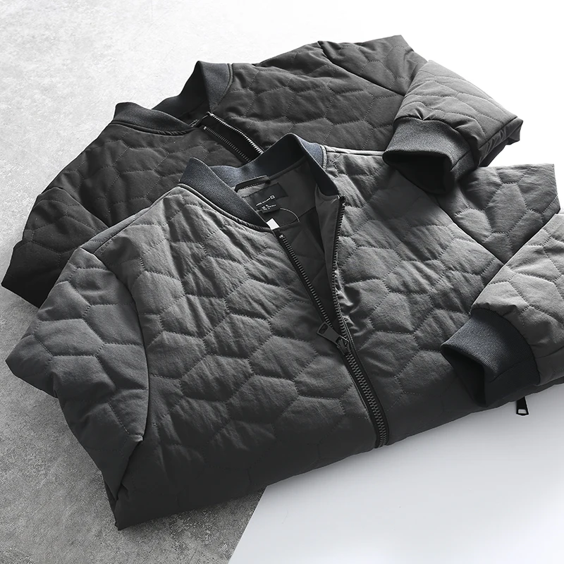 Quality Men's Cotton Jacket Baseball Collar Casual Outerwear Standard Fit Zipper Closure Fashion Urban Style Regular Length
Quality Men's Cotton Jacket Baseball Collar Casual Outerwear Standard Fit Zipper Closure Fashion Urban Style Regular Length