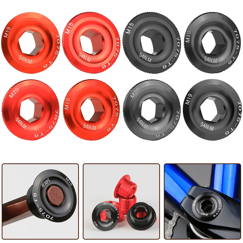 Bicycle Crank Fastening Nut M Crank Fixing Bolt Cover Outdoor M10 11mm Black Aluminum Alloy Fit M15/18/19/20 Bicycle
Bicycle Crank Fastening Nut M Crank Fixing Bolt Cover Outdoor M10 11mm Black Aluminum Alloy Fit M15/18/19/20 Bicycle