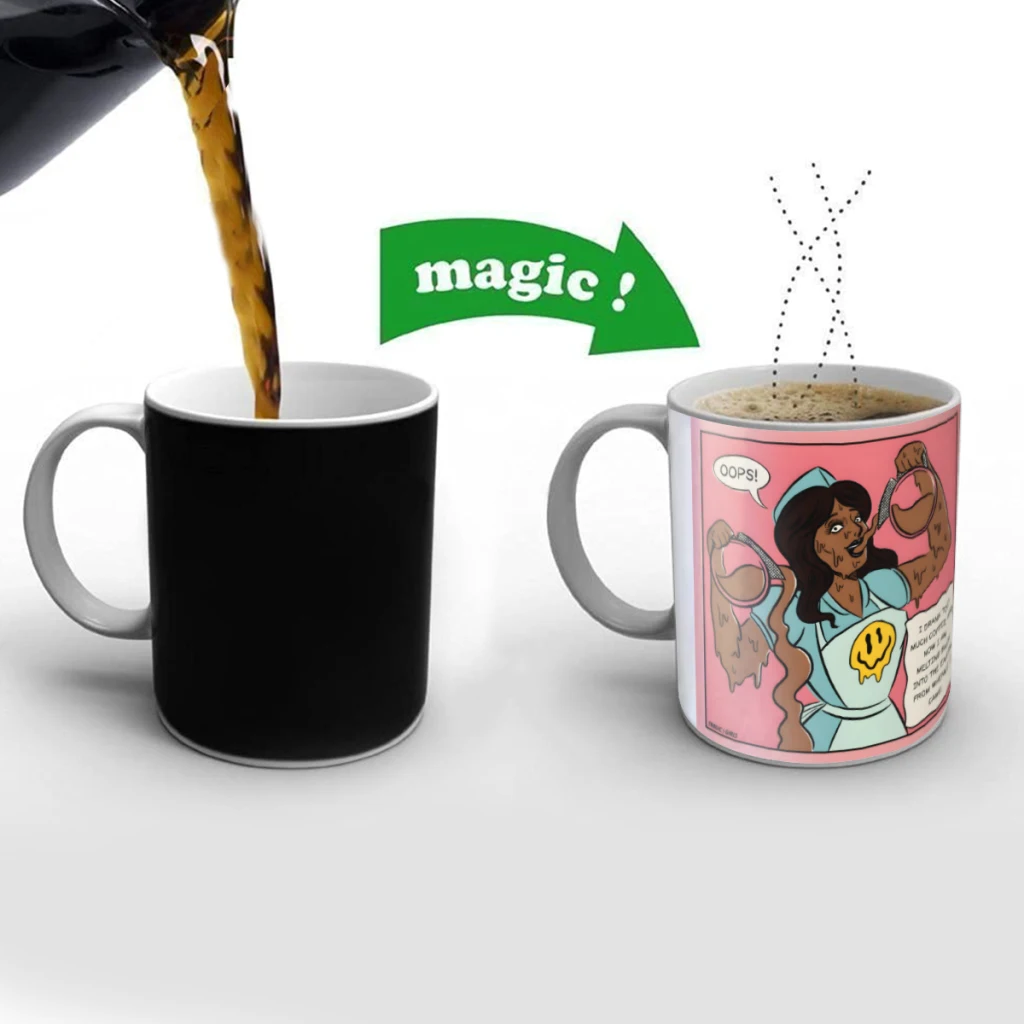 Too Much Coffee Creativity Change Color Chang mug Ceramic mug Hot Coffee Cup Breakfast Cup Mug Friend Gift
Too Much Coffee Creativity Change Color Chang mug Ceramic mug Hot Coffee Cup Breakfast Cup Mug Friend Gift