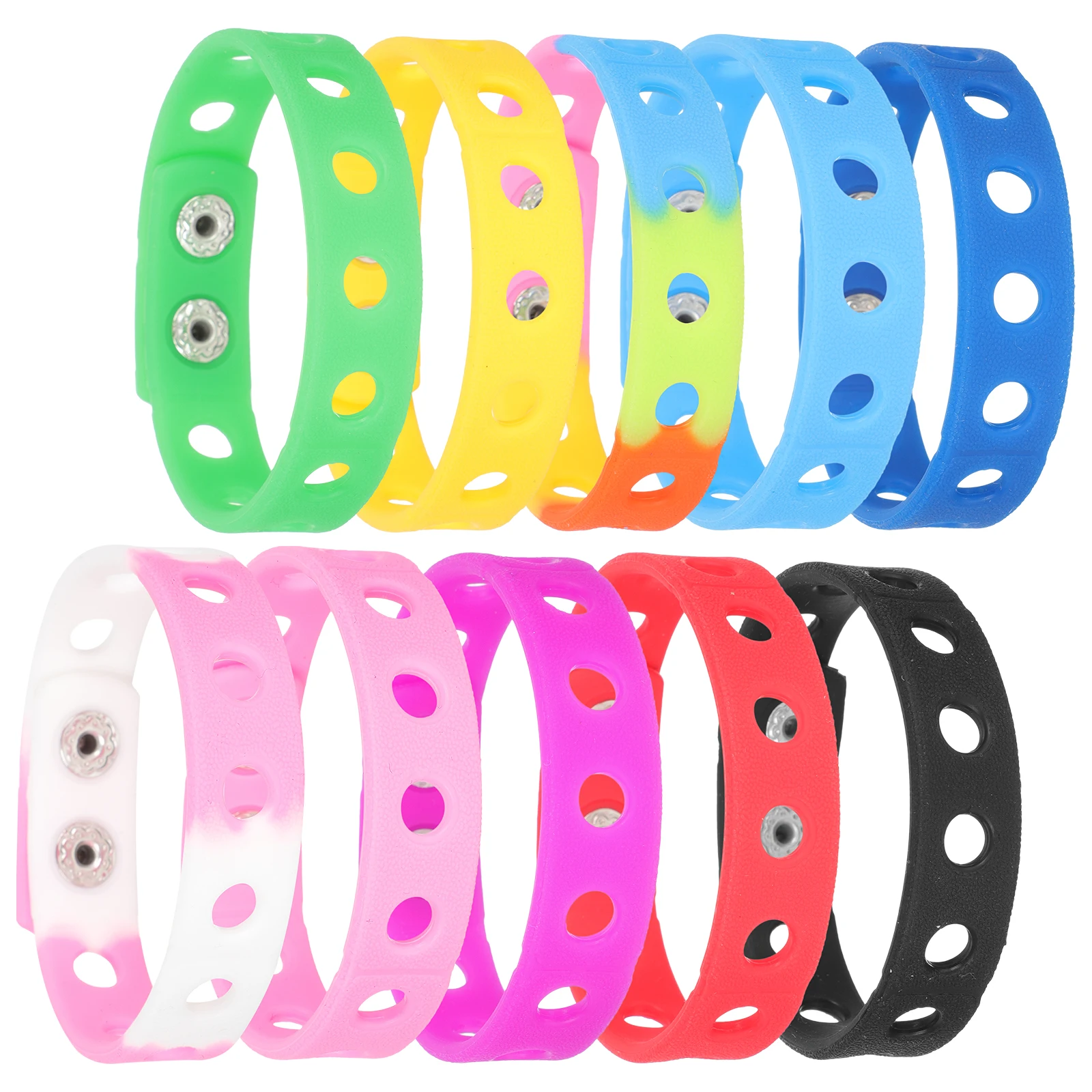 10pcs Colored Silicone Bracelets Wristbands Adjustable Children Birthday Party Toys Decorative Bracelet
10pcs Colored Silicone Bracelets Wristbands Adjustable Children Birthday Party Toys Decorative Bracelet