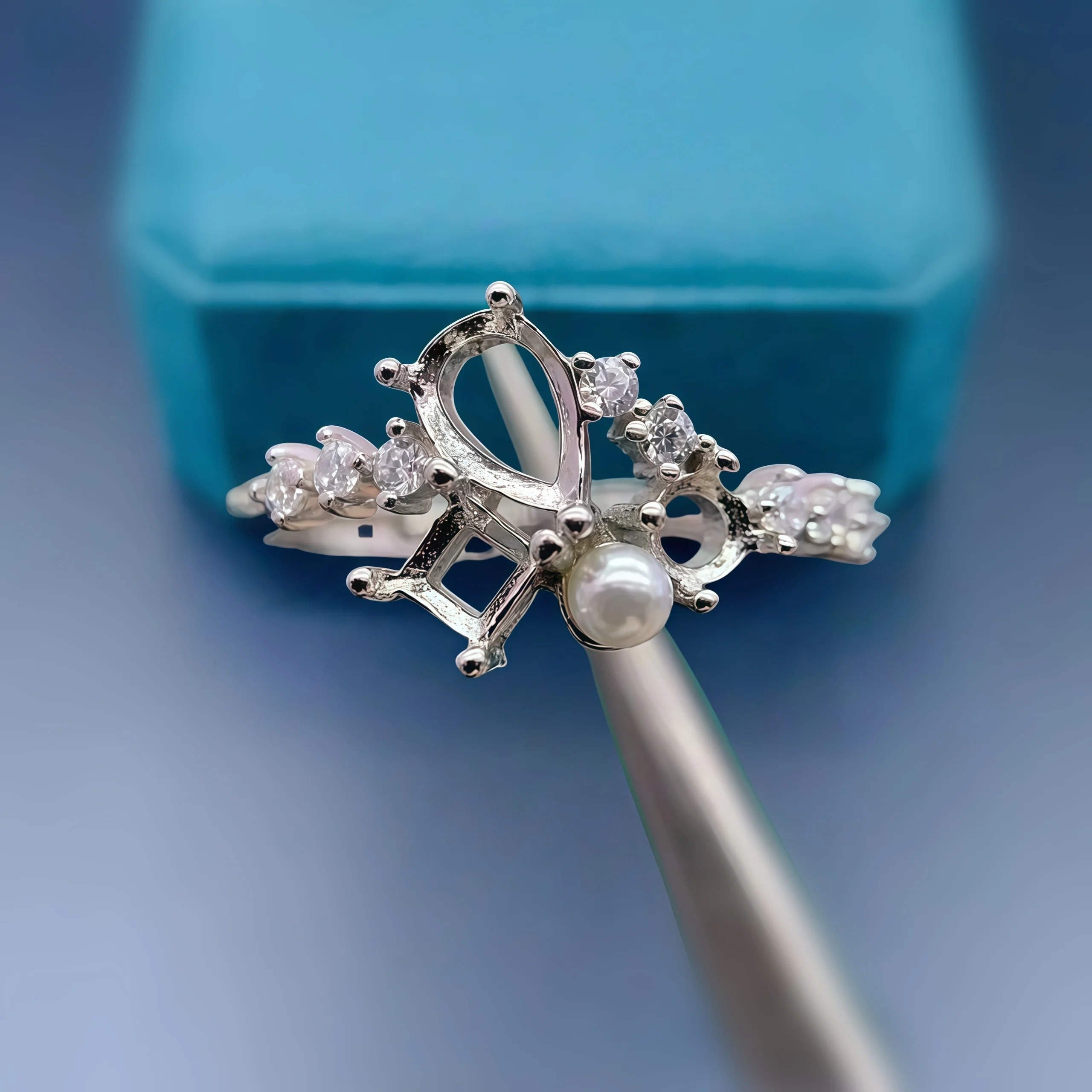 L S925 Sterling Silver DIY Empty Holder Ring Settings 4*6mm Water Drop Stone Fine Charm Weddings Jewelry Design for Woman
L S925 Sterling Silver DIY Empty Holder Ring Settings 4*6mm Water Drop Stone Fine Charm Weddings Jewelry Design for Woman