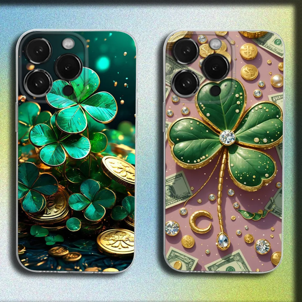 four leaf clover Phone Case For iPhone 16,15,14,13,12,11 Plus,Pro,Max,XR,XS,Plus,SE,Mini Transparent Soft Cover
four leaf clover Phone Case For iPhone 16,15,14,13,12,11 Plus,Pro,Max,XR,XS,Plus,SE,Mini Transparent Soft Cover