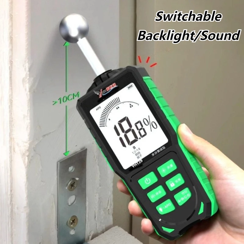 Spherical Induction Moisture Meter Wood Testing Tile Wall Digital Hygrometer Record Wettest Timber Damp Detector Rechargeable
Spherical Induction Moisture Meter Wood Testing Tile Wall Digital Hygrometer Record Wettest Timber Damp Detector Rechargeable