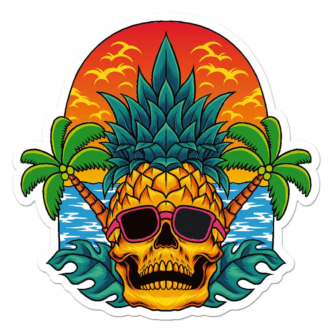 Car Stickers Funny Decals Pineapple Skull Palm Tree Vinyl Waterproof Reflective Sunscreen Decal Sticker
Car Stickers Funny Decals Pineapple Skull Palm Tree Vinyl Waterproof Reflective Sunscreen Decal Sticker
