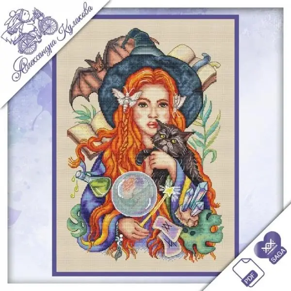 Witch and Black Cat 33-44 DIY needle work Cross Stitch Set Counted Cross Stitch Kit 28ct 14ct 32ct Metallic aida
Witch and Black Cat 33-44 DIY needle work Cross Stitch Set Counted Cross Stitch Kit 28ct 14ct 32ct Metallic aida