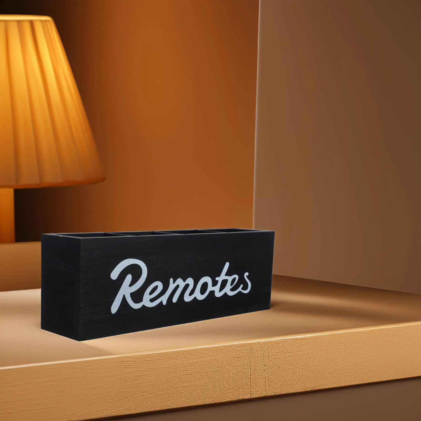 Wooden Remote Control Storage Box Black Wall Mount Desk Caddy Organizer Pen Holder for Table Office Supplies Controller Holder 
Wooden Remote Control Storage Box Black Wall Mount Desk Caddy Organizer Pen Holder for Table Office Supplies Controller Holder