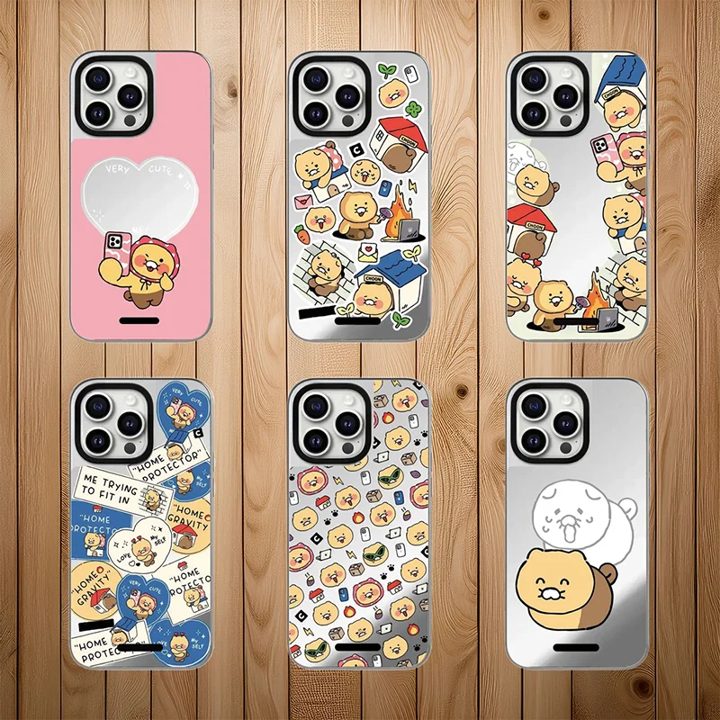 Cartoon Cute Mirror Surface Silver Border Magnetic Phone Case Cover for IPhone 16 15 14 13 12 Pro Max Case
Cartoon Cute Mirror Surface Silver Border Magnetic Phone Case Cover for IPhone 16 15 14 13 12 Pro Max Case
