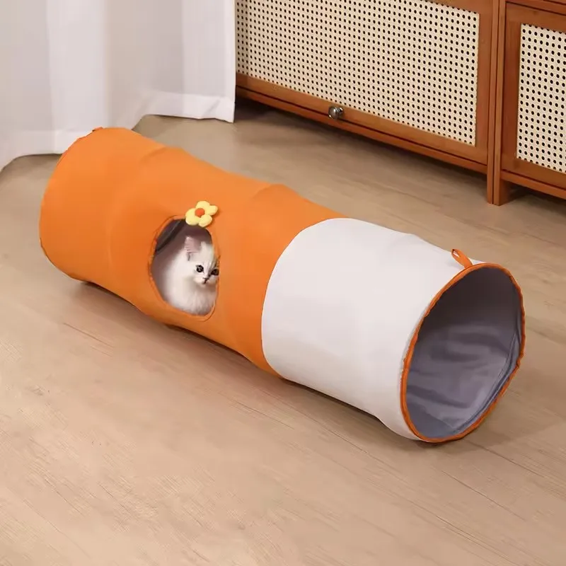 Foldable Cat Tunnel Toy Multi Hole Play Tube with Ball Collapsible Pet Tunnel for Indoor Cats Dogs Playhouse Hideout Sleep Tent
Foldable Cat Tunnel Toy Multi Hole Play Tube with Ball Collapsible Pet Tunnel for Indoor Cats Dogs Playhouse Hideout Sleep Tent