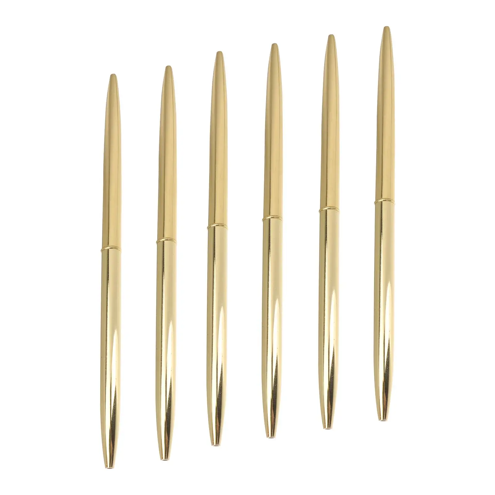 6 Pcs Metal Ballpoint Pen Golden Small Lightweight Pens for School Portable Business
6 Pcs Metal Ballpoint Pen Golden Small Lightweight Pens for School Portable Business