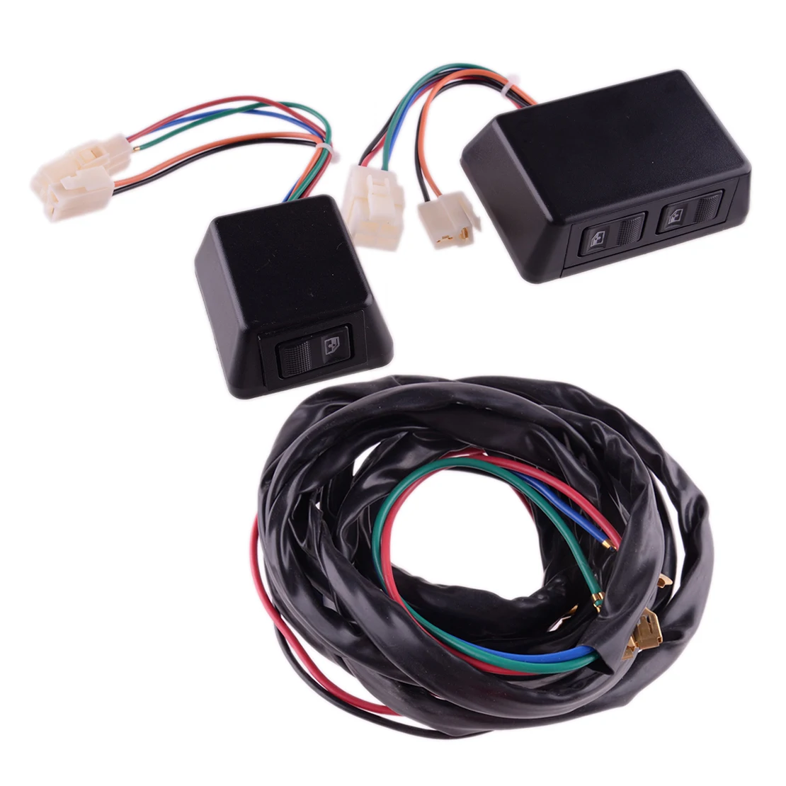 Car Auto Front 2 Doors Lock Power Window Switch Cable Harness Kit 12V Universal
Car Auto Front 2 Doors Lock Power Window Switch Cable Harness Kit 12V Universal