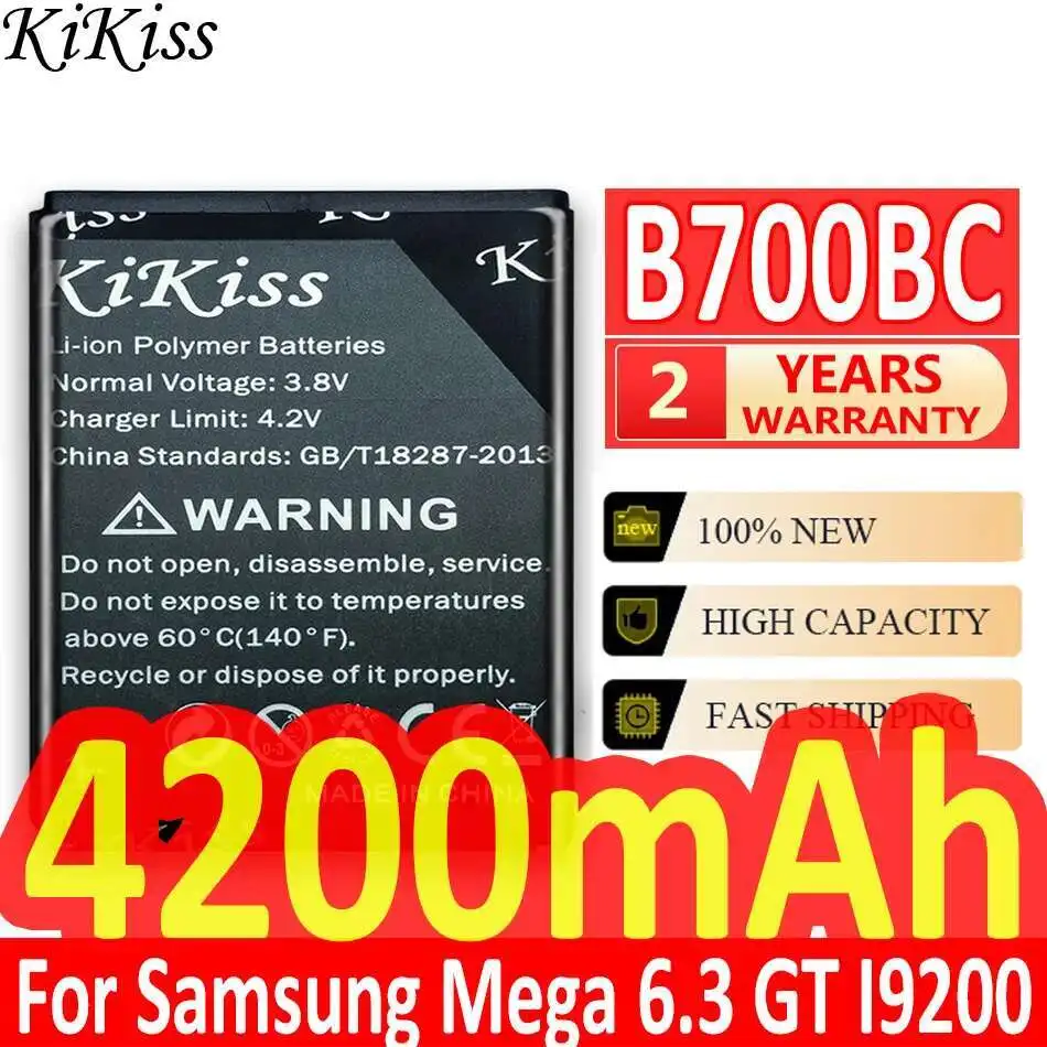Аккумулятор мобильного телефона High Performance B700BC B700BU для Samsung Galaxy Mega 6.3 GT I9200 I9208 I9205 I9202 4200 мАч
Аккумулятор мобильного телефона High Performance B700BC B700BU для Samsung Galaxy Mega 6.3 GT I9200 I9208 I9205 I9202 4200 мАч