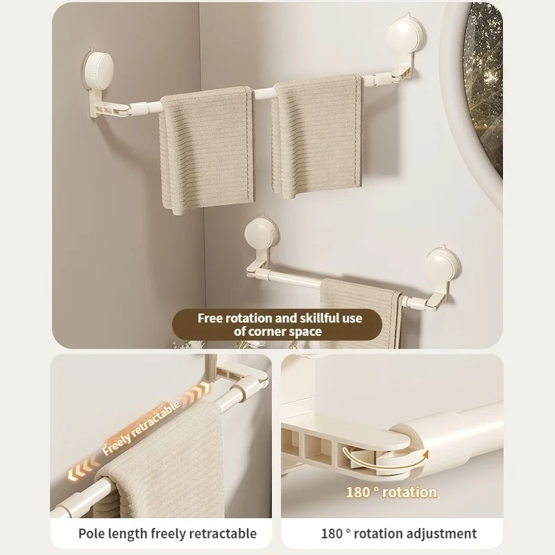 Выдвижной стержень на присоске, крючок для ванной комнаты, сушилка для одежды, прачечная, ванная комната, телескопический стержень без сверления, кухонный крючок
Выдвижной стержень на присоске, крючок для ванной комнаты, сушилка для одежды, прачечная, ванная комната, телескопический стержень без сверления, кухонный крючок