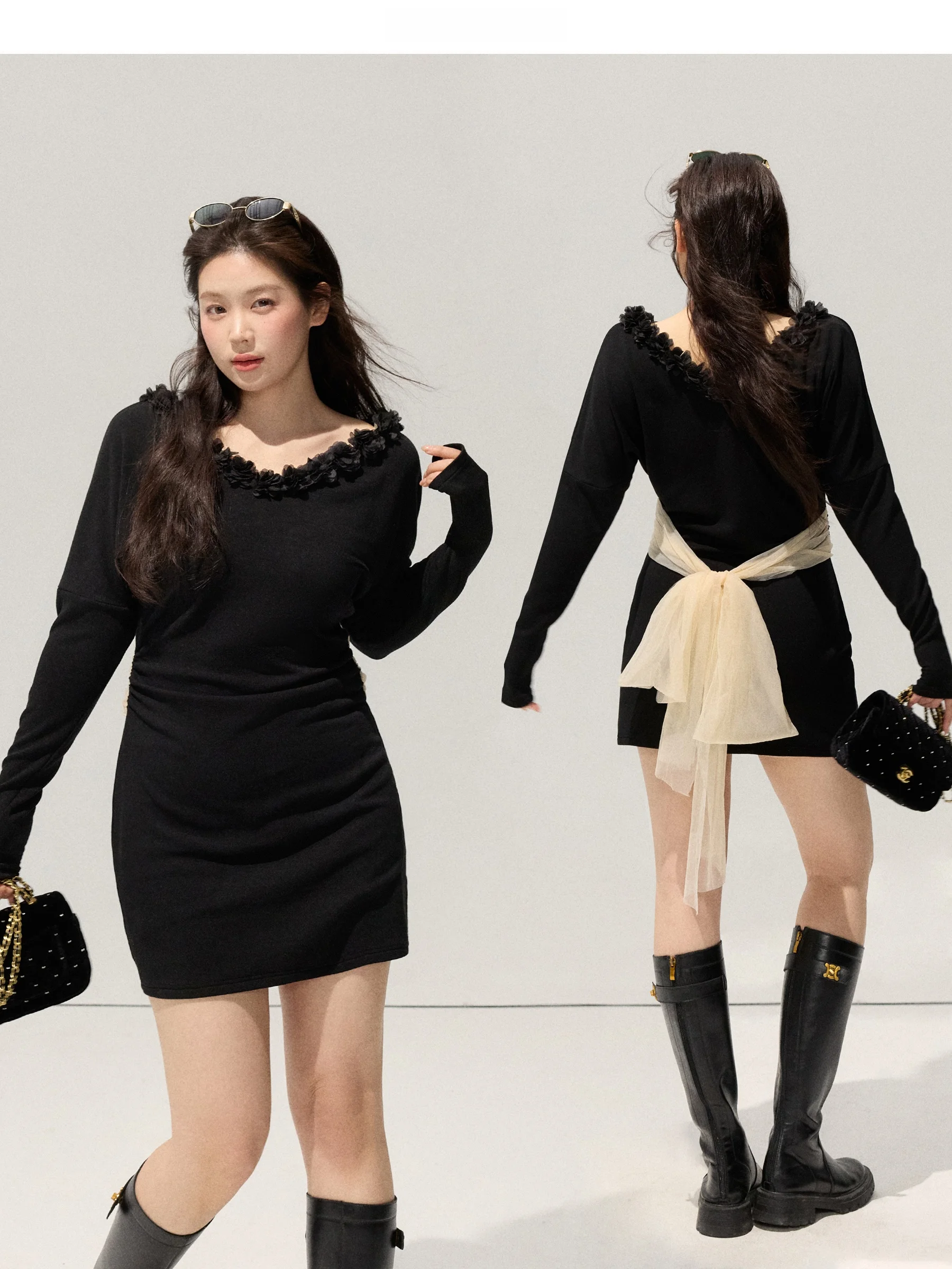 plus Size V-Neck Mesh Wrap Waist Skirt Dress Korean Style Big Size Clothing Hula Nut Xinyu Workshop Studio Dress
plus Size V-Neck Mesh Wrap Waist Skirt Dress Korean Style Big Size Clothing Hula Nut Xinyu Workshop Studio Dress