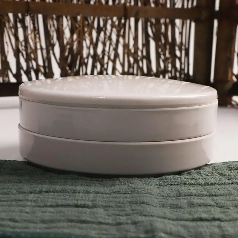 Paint Tray Imitation Porcelain Round Palette With Lid Acrylic Watercolor Painting Multifunctional White Artist Supplies
Paint Tray Imitation Porcelain Round Palette With Lid Acrylic Watercolor Painting Multifunctional White Artist Supplies