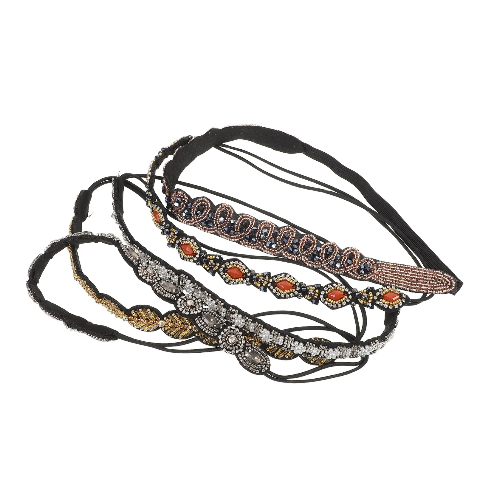 5Pcs Elegant Rhinestone Beaded Elastic Headband for Women Party Wedding Hair Accessory Jeweled Stretch Hairband Fashion
5Pcs Elegant Rhinestone Beaded Elastic Headband for Women Party Wedding Hair Accessory Jeweled Stretch Hairband Fashion