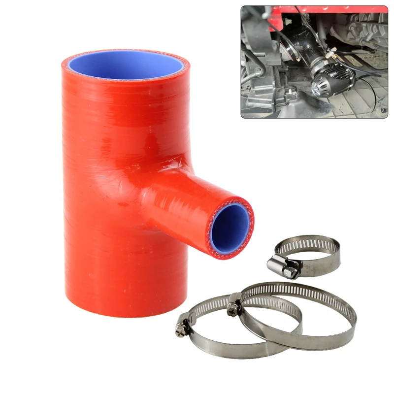 2.36" to 2.36" T Piece Silicone Hose 60mm T Shape Tube for 25mm ID BOV +Clamps Black/Blue/Red
2.36" to 2.36" T Piece Silicone Hose 60mm T Shape Tube for 25mm ID BOV +Clamps Black/Blue/Red
