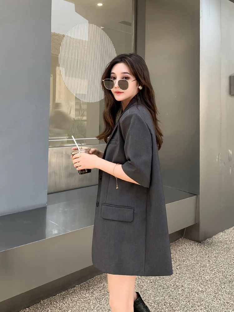 ay ort Sve Suit Jaet Women's Loose Casual Korean Version High-End Dra Small Western Sle Top Spring Autumn New ...
ay ort Sve Suit Jaet Women's Loose Casual Korean Version High-End Dra Small Western Sle Top Spring Autumn New ...