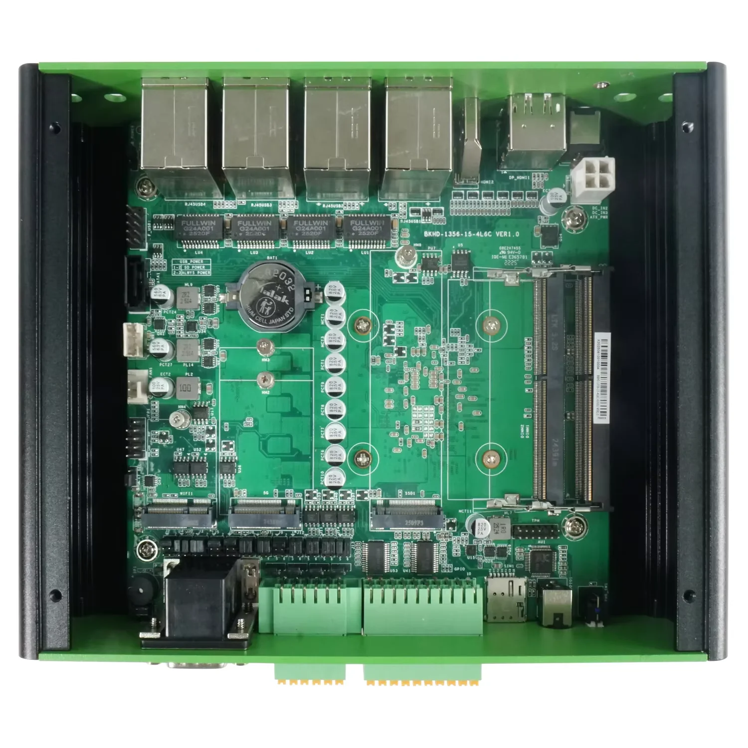 Topton 4x Intel Gigabit NIC Fanless Mini PC Core i7 8550U i5 8250U i3 Firewall Appliance 8*USB 6*COM 3*Display pfSense OPNsense
Topton 4x Intel Gigabit NIC Fanless Mini PC Core i7 8550U i5 8250U i3 Firewall Appliance 8*USB 6*COM 3*Display pfSense OPNsense