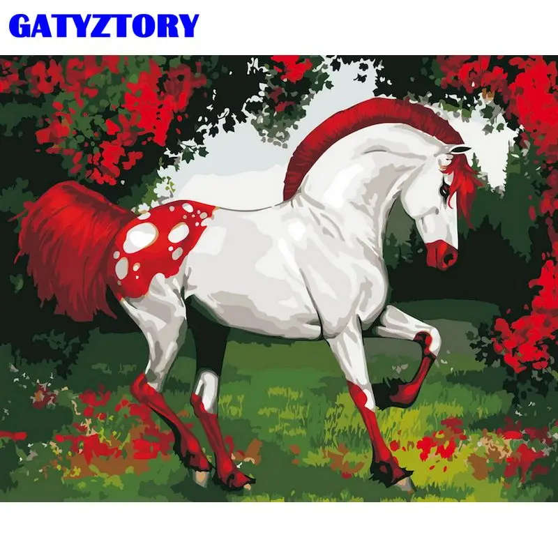 GATYZTORY White Horse Animal Picture By Number Kits Diy Painting By Numbers On Canvas For Adults Home Decoration Gift
GATYZTORY White Horse Animal Picture By Number Kits Diy Painting By Numbers On Canvas For Adults Home Decoration Gift