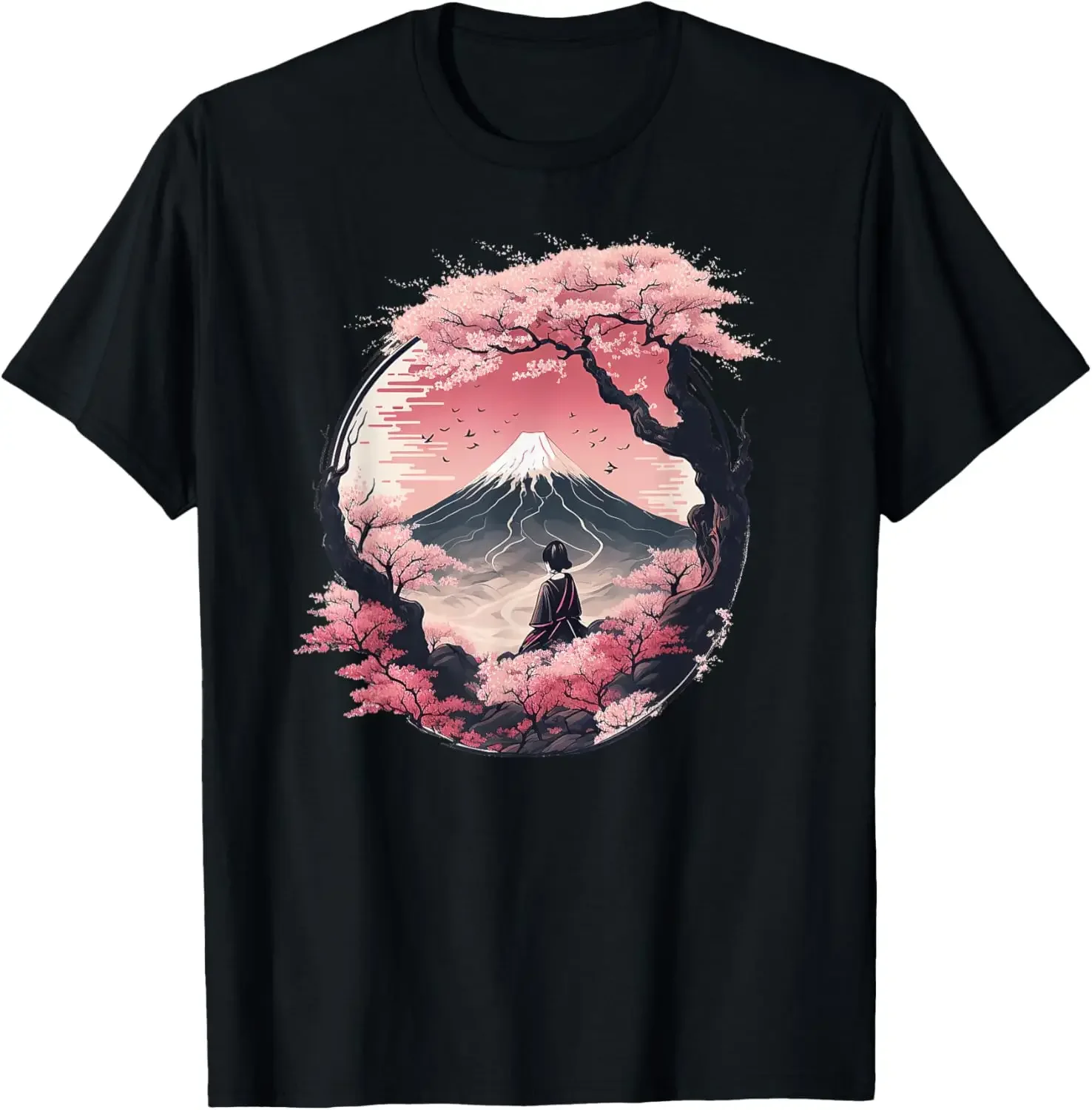 Mount Fuji Cherry Blossom Meditation Graphic T-Shirt Men's Round Neck Cotton Soft T-shirt
Mount Fuji Cherry Blossom Meditation Graphic T-Shirt Men's Round Neck Cotton Soft T-shirt