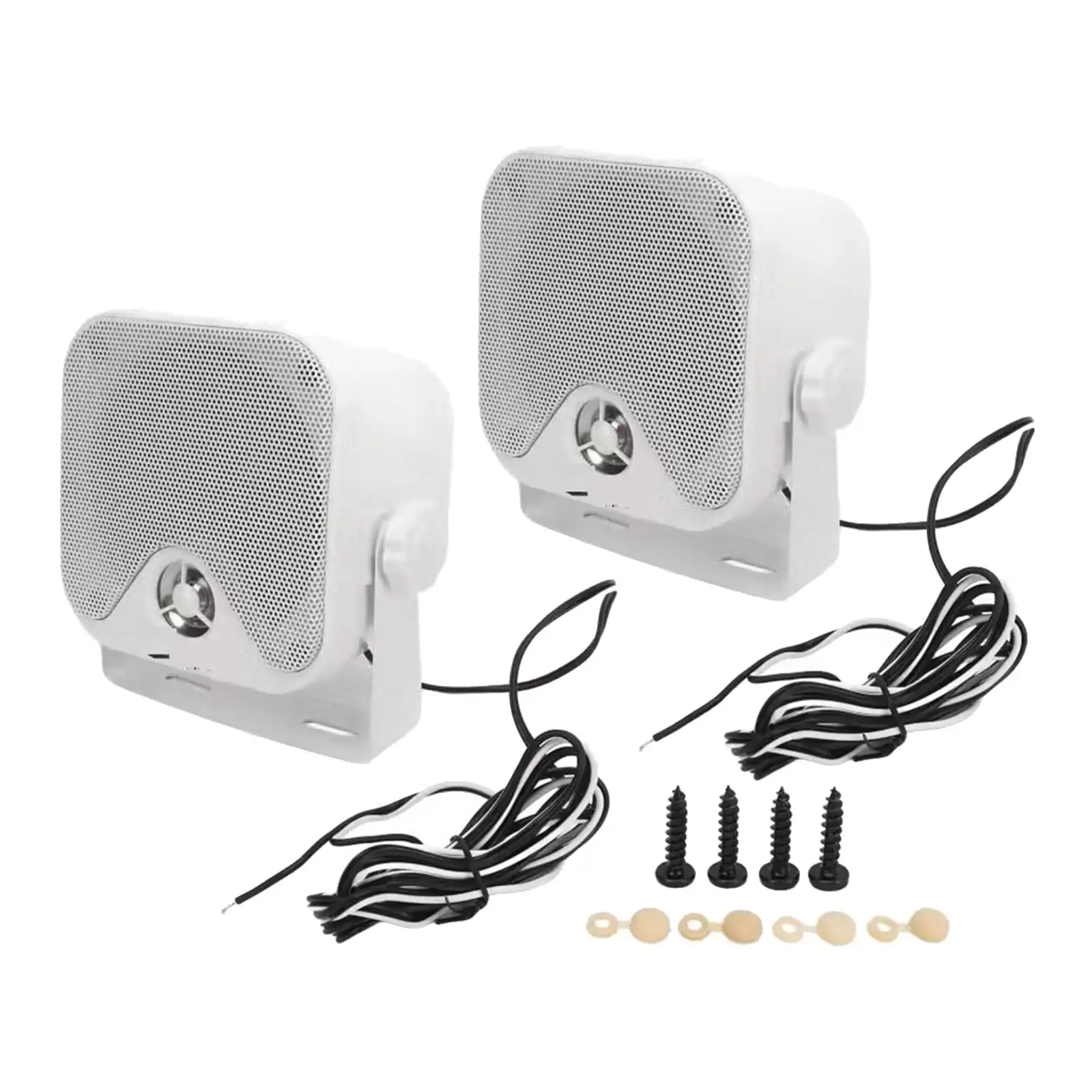 2Pcs Boat Marine Speakers with Brackets Weatherproof Marine Grade Speakers Outdoor Speakers for ATV Home Indoor UTV Yacht
2Pcs Boat Marine Speakers with Brackets Weatherproof Marine Grade Speakers Outdoor Speakers for ATV Home Indoor UTV Yacht