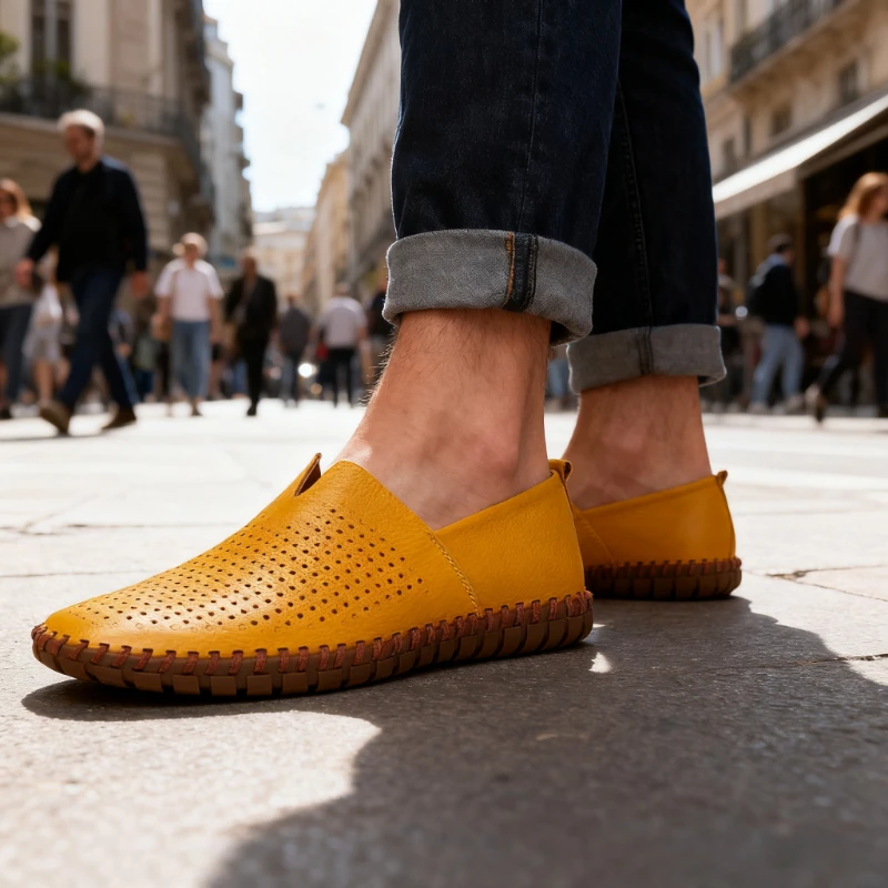 Мужские кожаные мокасины премиум-класса 47–49, перфорированные лоферы ручной работы с поддержкой свода стопы, классические туфли без шнуровки для платья и повседневного использования
Мужские кожаные мокасины премиум-класса 47–49, перфорированные лоферы ручной работы с поддержкой свода стопы, классические туфли без шнуровки для платья и повседневного использования